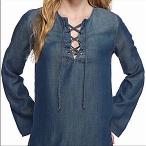 EUC. Anthropologie Cloth and Stone Denim dress.